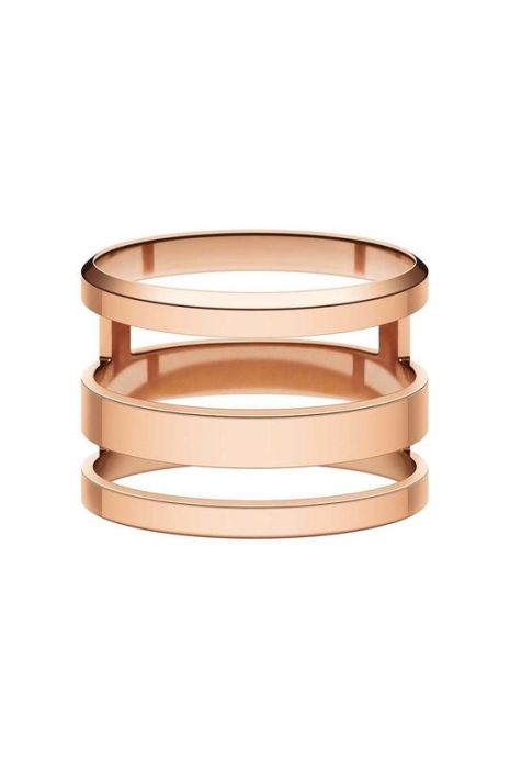 Перстень Daniel Wellington Elan Triad Ring Rg 48 колір рожевий Перстень Daniel Wellington Elan Triad Ring Rg 48 колір рожевий