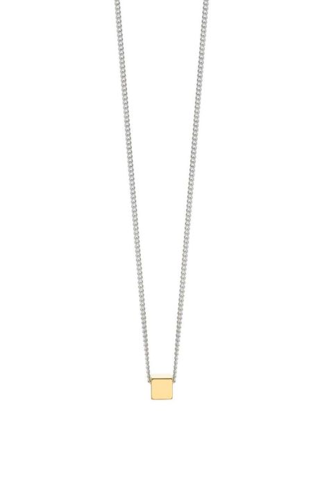 Срібне кольє No More колір золотий (2978834) Срібне кольє No More колір золотий (2978834)