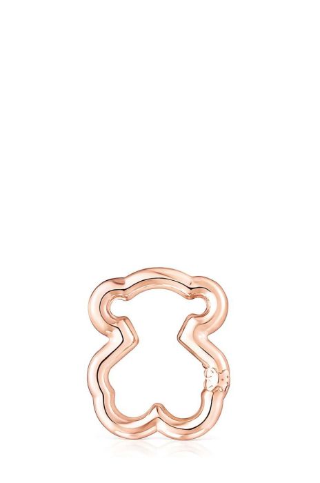 Позолочений срібний кулон, що відкривається Tous колір рожевий