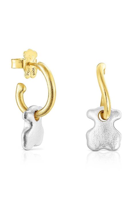 Срібні сережки з позолотою Tous колір барвистий (3068099) Срібні сережки з позолотою Tous колір барвистий (3068099)