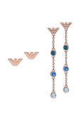 Сережки Emporio Armani 2-pack колір золотий Сережки Emporio Armani 2-pack колір золотий
