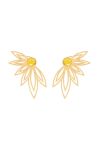 Позолочені сережки Lilou Sunshine колір золотий (3348183)