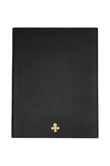 Блокнот у обкладинці Lilou колір чорний Блокнот у обкладинці Lilou колір чорний