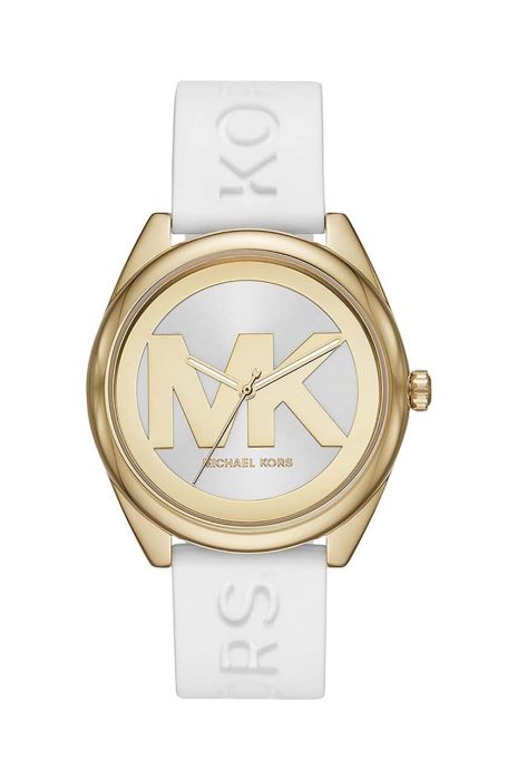 Годинник Michael Kors жіночий колір білий Годинник Michael Kors жіночий колір білий