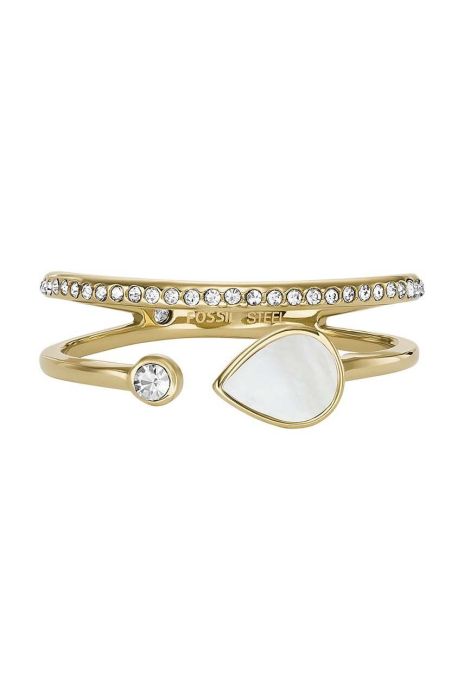 Перстень Fossil колір золотий (3461425) Перстень Fossil колір золотий (3461425)