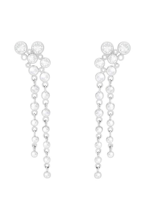 Посріблені сережки Lilou Sparkling колір срібний