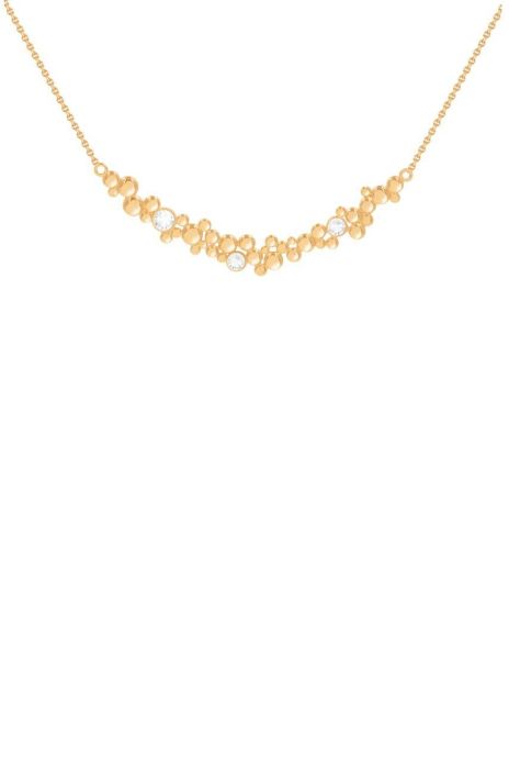 Позолочене кольє Lilou Sparkling колір золотий (3636836) Позолочене кольє Lilou Sparkling колір золотий (3636836)