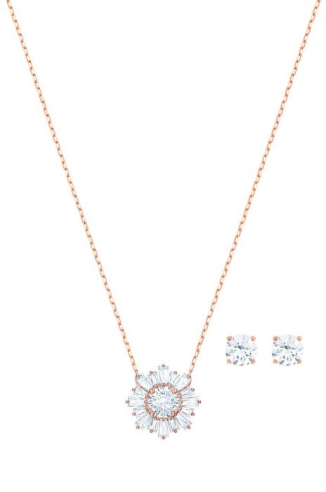Кольє і сережки Swarovski SUNSHINE колір золотий Кольє і сережки Swarovski SUNSHINE колір золотий