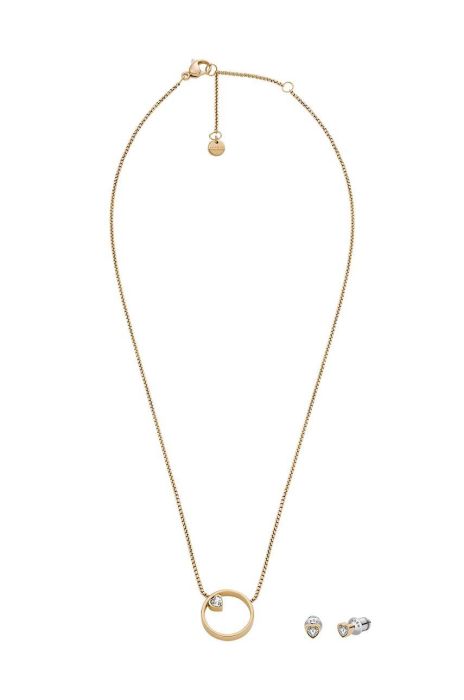 Кольє і сережки Skagen колір золотий (3683232) Кольє і сережки Skagen колір золотий (3683232)