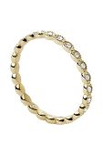 Перстень Fossil колір золотий (3690811)