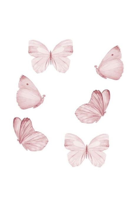 Настінна наклейка That's mine 6-pack колір рожевий (3187369)