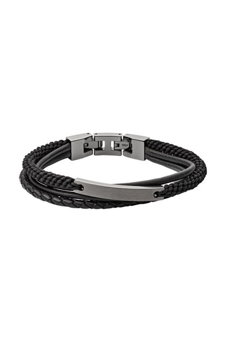 Fossil - Шкіряний браслет колір коричневий (554474)