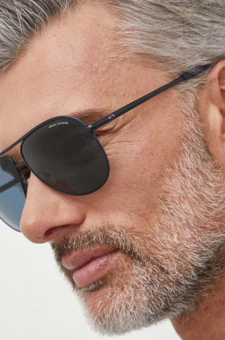 Сонцезахисні окуляри Armani Exchange чоловічі колір чорний (3503468) Сонцезахисні окуляри Armani Exchange чоловічі колір чорний (3503468)