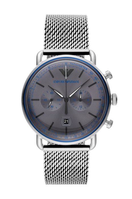 Годинник Emporio Armani чоловічий колір срібний (1591093) Годинник Emporio Armani чоловічий колір срібний (1591093)