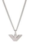 Ланцюжок Emporio Armani чоловічий колір срібний (2760970)