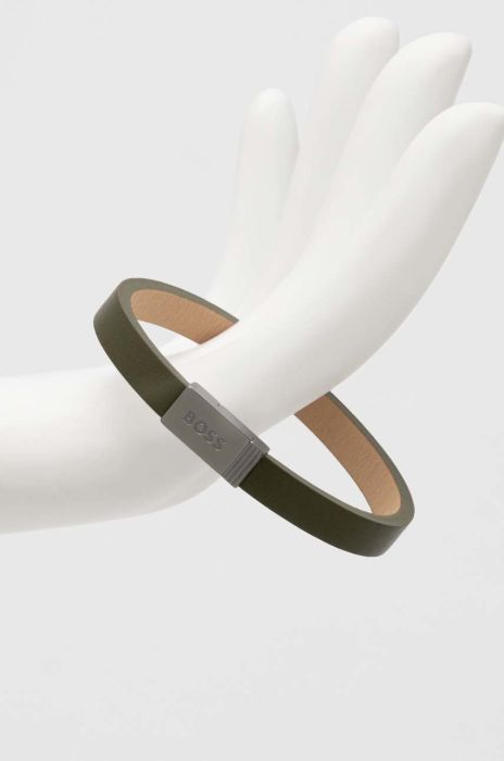 Браслет BOSS чоловічий колір зелений (2931211) Браслет BOSS чоловічий колір зелений (2931211)