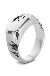 Перстень No More чоловічий колір срібний (3162182)