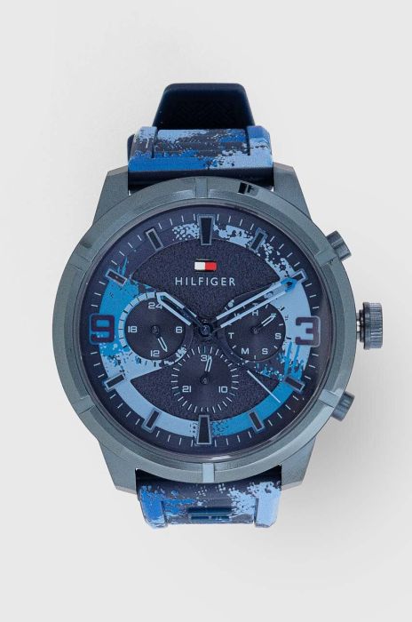 Годинник Tommy Hilfiger чоловічий колір синій