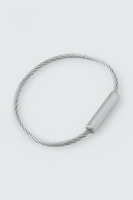 Браслет BOSS чоловіча колір срібний (3378806) Браслет BOSS чоловіча колір срібний (3378806)