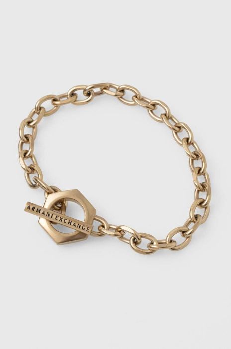 Браслет Armani Exchange чоловіча колір золотий (3688099) Браслет Armani Exchange чоловіча колір золотий (3688099)