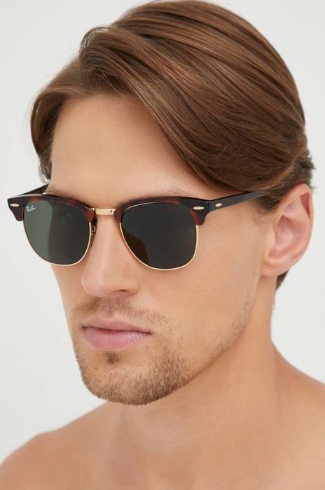 Окуляри Ray-Ban чоловічі колір коричневий (796060) Окуляри Ray-Ban чоловічі колір коричневий (796060)