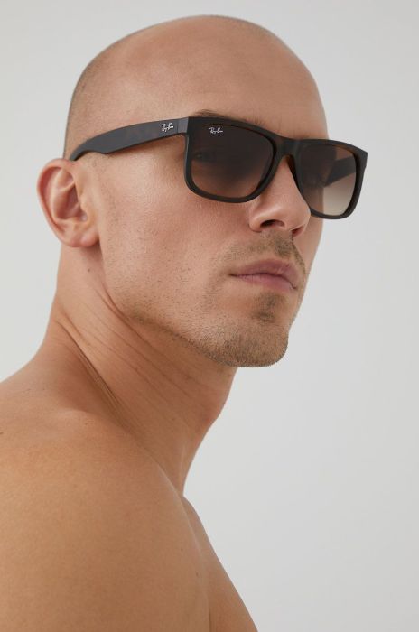 Ray-Ban - Окуляри Justin колір чорний (796064) Ray-Ban - Окуляри Justin колір чорний (796064)