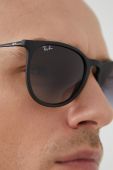 Ray-Ban - Окуляри Erika колір чорний (796067) Ray-Ban - Окуляри Erika колір чорний (796067)