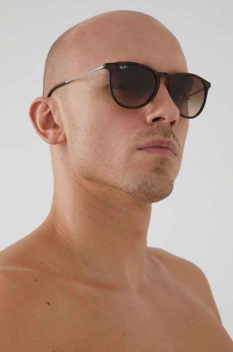 Ray-Ban - Окуляри Erika колір коричневий (796068) Ray-Ban - Окуляри Erika колір коричневий (796068)