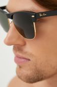 Сонцезахисні окуляри Ray-Ban чоловічі колір чорний (910339) Сонцезахисні окуляри Ray-Ban чоловічі колір чорний (910339)