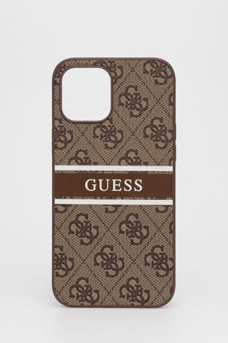 Чохол на телефон Guess колір коричневий (1775243) Чохол на телефон Guess колір коричневий (1775243)