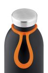 24bottles - Гачок для пляшки Bottle.Tie.Orange-Orange колір помаранчевий