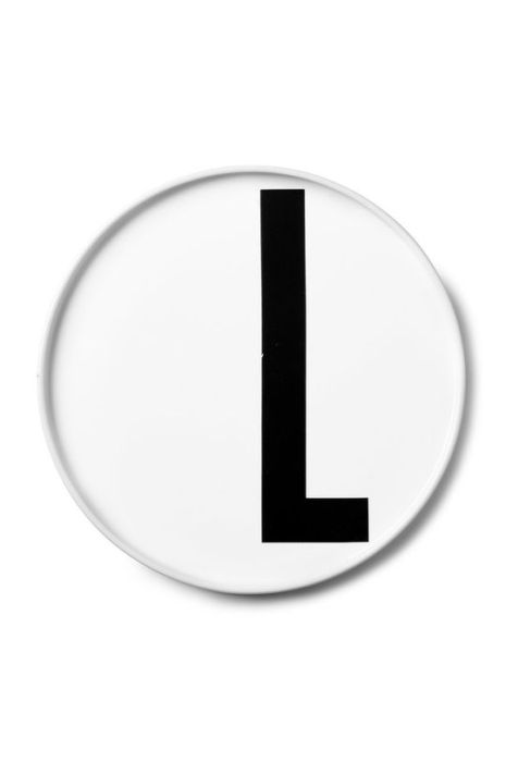 Design Letters - Тарілка колір білий (1961767)
