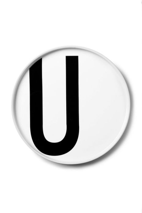 Design Letters - Тарілка колір білий (1961650)