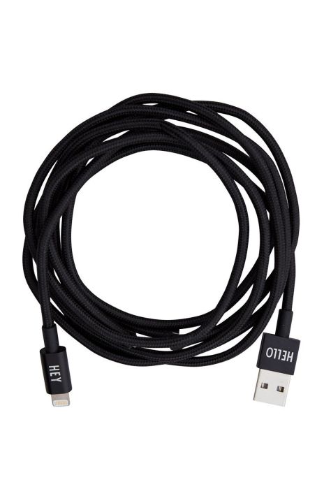 Design Letters - Кабель для Iphone колір чорний (1961543) Design Letters - Кабель для Iphone колір чорний (1961543)