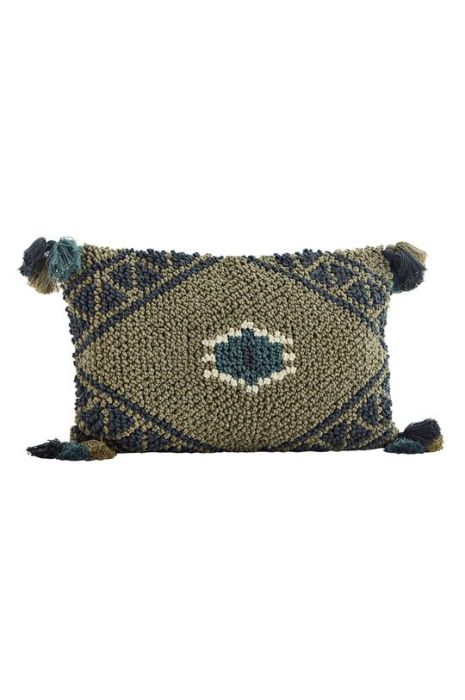 Madam Stoltz - Наволочка на подушку колір зелений Madam Stoltz - Наволочка на подушку колір зелений