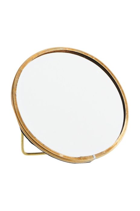 Madam Stoltz - Дзеркало колір коричневий Madam Stoltz - Дзеркало колір коричневий