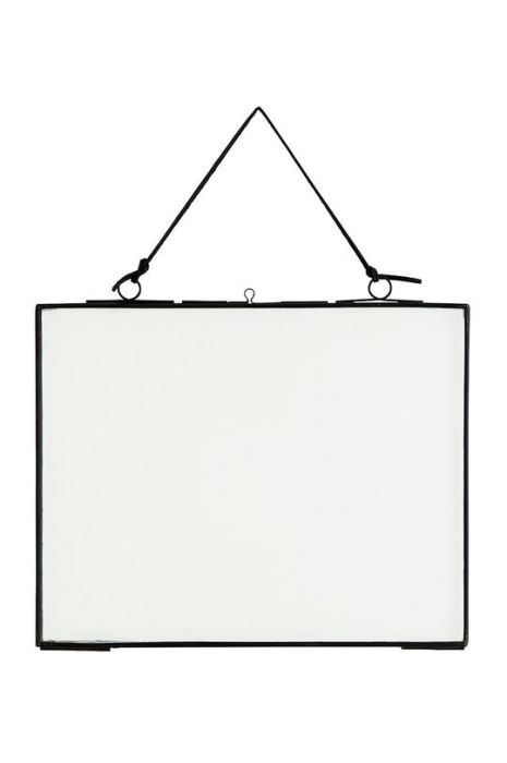 Madam Stoltz - Підвісна фоторамка колір чорний Madam Stoltz - Підвісна фоторамка колір чорний