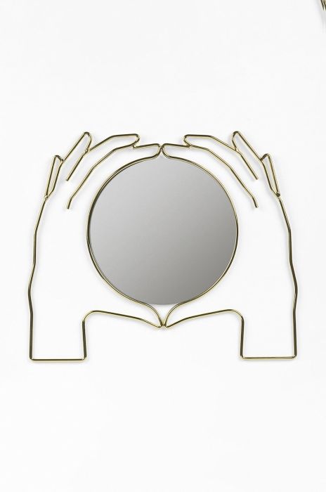 DOIY - Настінне дзеркало колір жовтий (1963362)