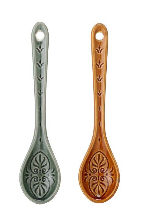 Bloomingville Салатні ложки (2-pack) колір зелений (2083192) Bloomingville Салатні ложки (2-pack) колір зелений (2083192)