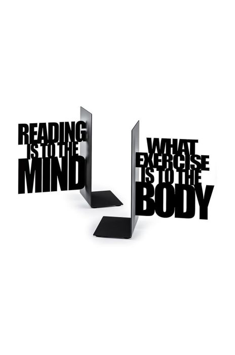 Balvi - Підставки для книг (2-pack) колір чорний (2019182)