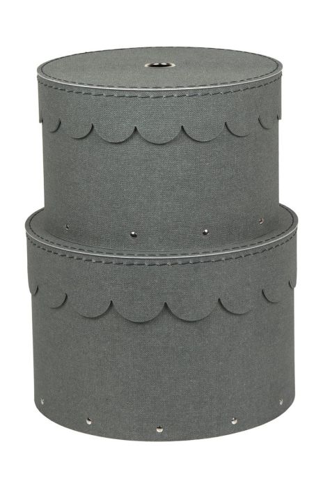 Bigso Box of Sweden Набір коробок для зберігання Wilma (2-pack) колір сірий (2103847)