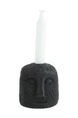 Madam Stoltz Декоративний свічник колір чорний (2085610) Madam Stoltz Декоративний свічник колір чорний (2085610)