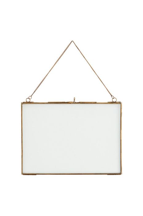 Madam Stoltz Підвісна фоторамка колір жовтий Madam Stoltz Підвісна фоторамка колір жовтий