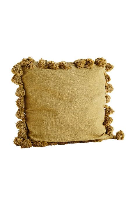 Madam Stoltz Наволочка на подушку колір коричневий (2087989)