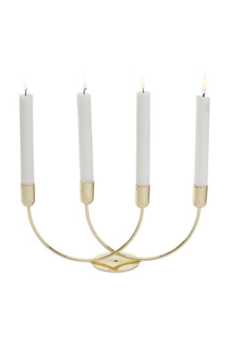 Boltze Декоративний свічник колір жовтий (2096669) Boltze Декоративний свічник колір жовтий (2096669)