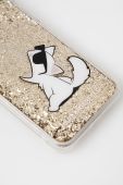 Чохол на телефон Karl Lagerfeld колір золотий Чохол на телефон Karl Lagerfeld колір золотий