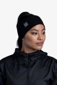 Пов'язка на голову Buff Crossknit колір чорний Пов'язка на голову Buff Crossknit колір чорний