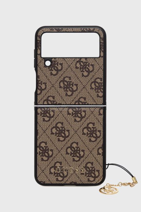 Чохол на телефон Guess Galaxy Z Flip 4 колір коричневий