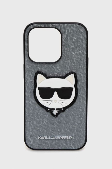 Чохол на телефон Karl Lagerfeld Iphone 14 Pro 6,1" колір срібний (2788188) Чохол на телефон Karl Lagerfeld Iphone 14 Pro 6,1" колір срібний (2788188)