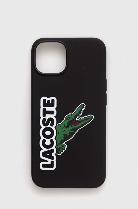 Чохол на телефон Lacoste iPhone 14 6,1" колір чорний Чохол на телефон Lacoste iPhone 14 6,1" колір чорний